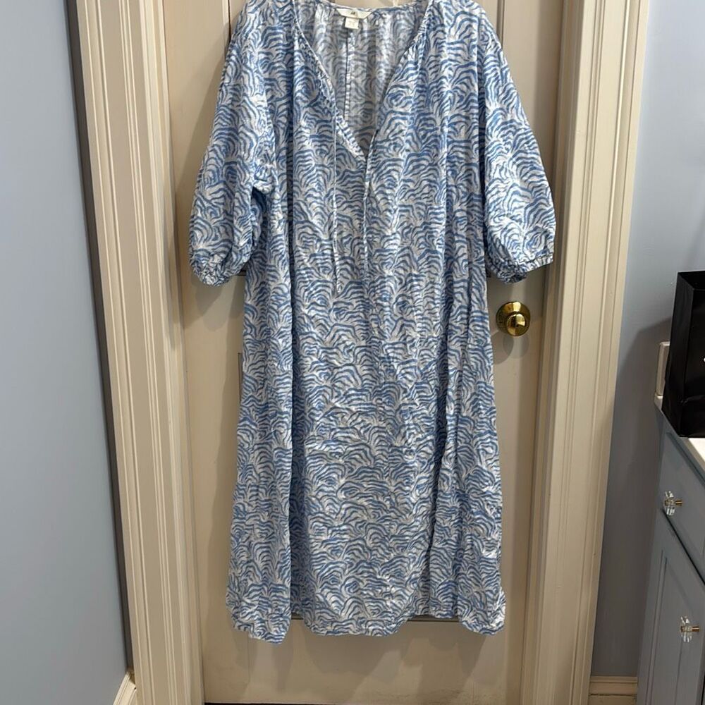 H&M Blue and White Maxi Dress - Picture 2 of 6